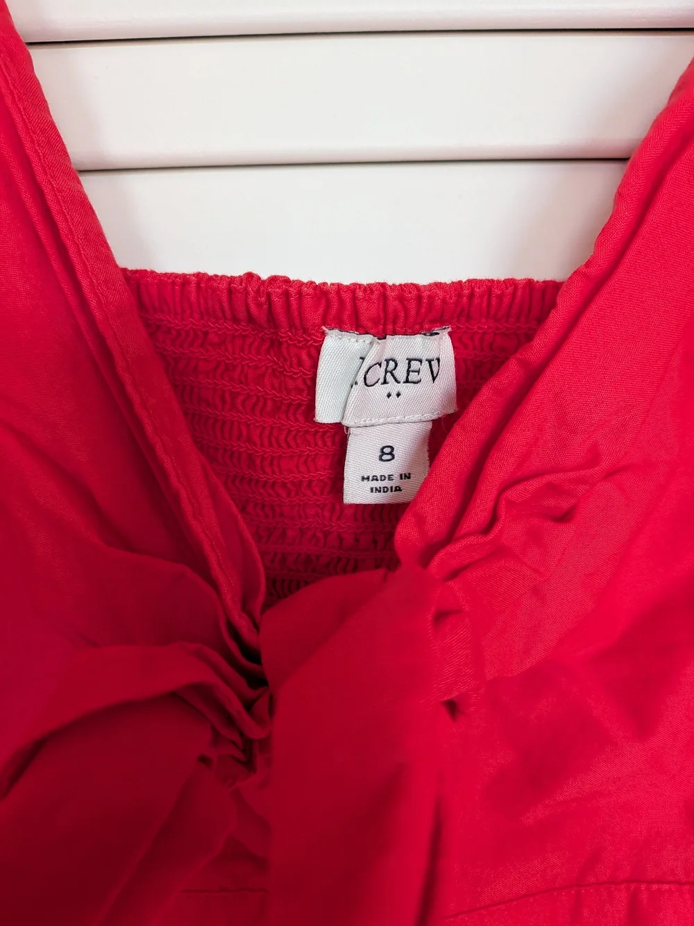 J. Crew Colorblock Midi Sundress in Red, Pink & Blue